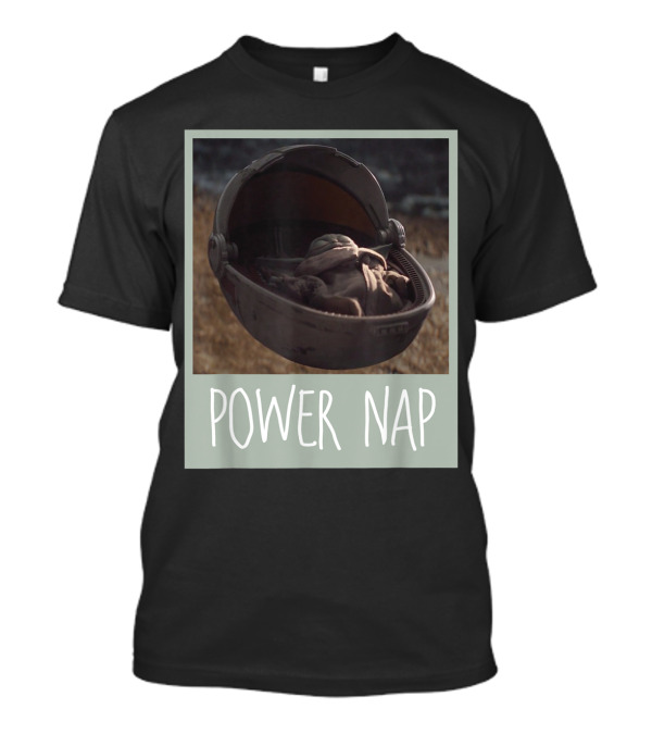 Star Wars The Mandalorian The Child Power Nap Baby Yoda Cradle T-Shirt