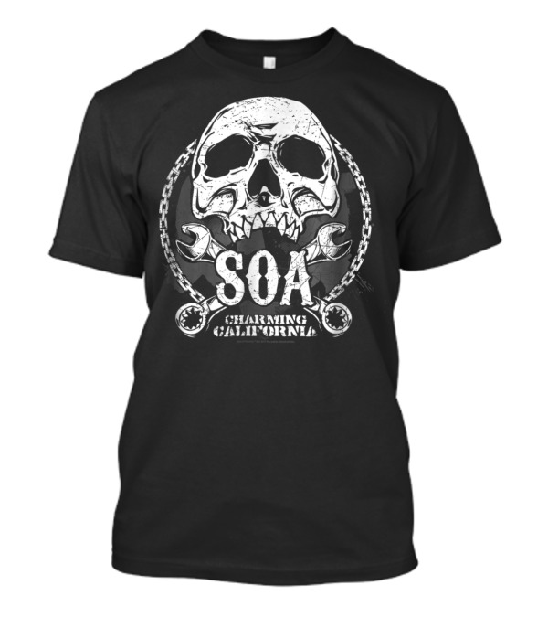 SOA Skull Charming California Club T-Shirt