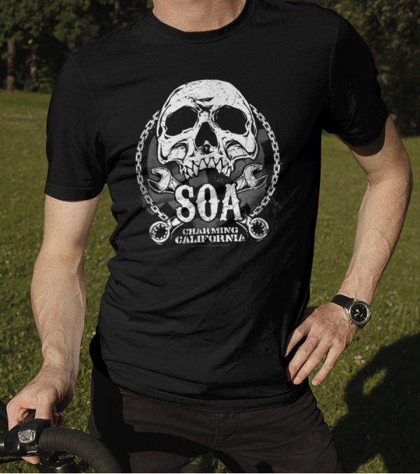 SOA Skull Charming California Club T-Shirt