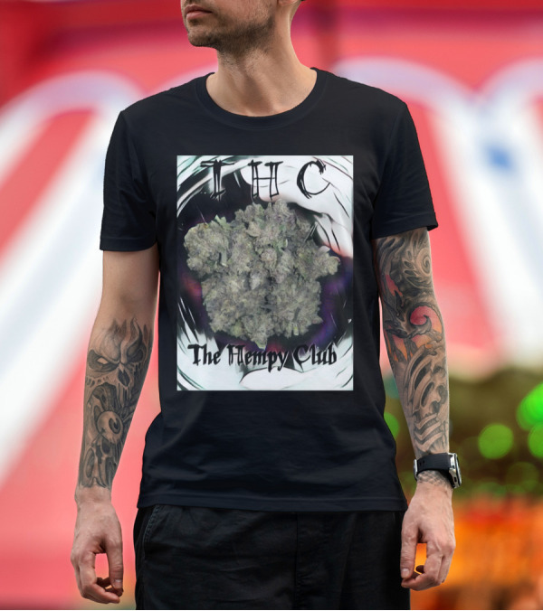 Premium T-Shirt: THC The Hempy Club Weed Bud Original T-Shirt THC The Hempy Club Weed Bud Original T-Shirt