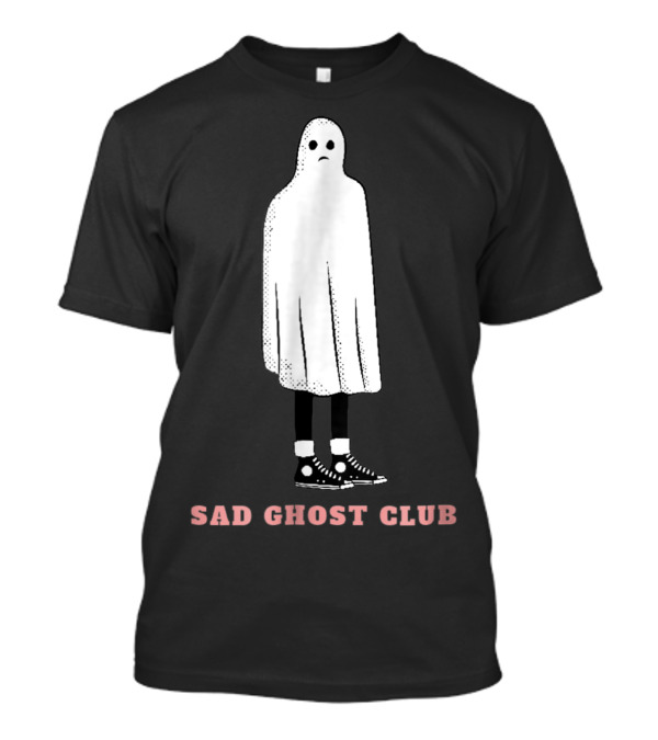 Sad Ghost Club Unhappy Depressed Sadness T-Shirt