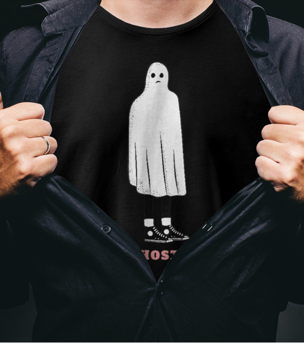 Sad Ghost Club Unhappy Depressed Sadness T-Shirt