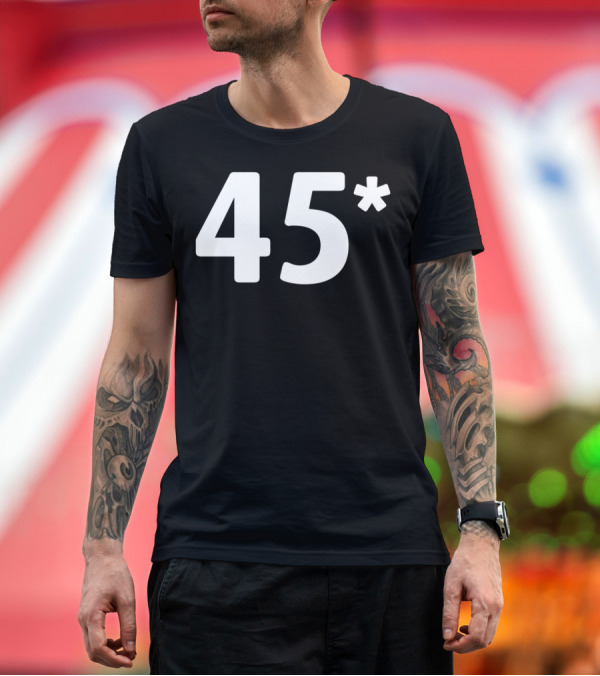 Premium T-Shirt: 45 Asterisk Trump Impeached Impeachment Day T-Shirt 45 Asterisk Trump Impeached Impeachment Day T-Shirt