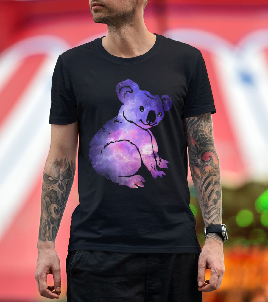 Galactic Koala Cosmic Space T-Shirt
