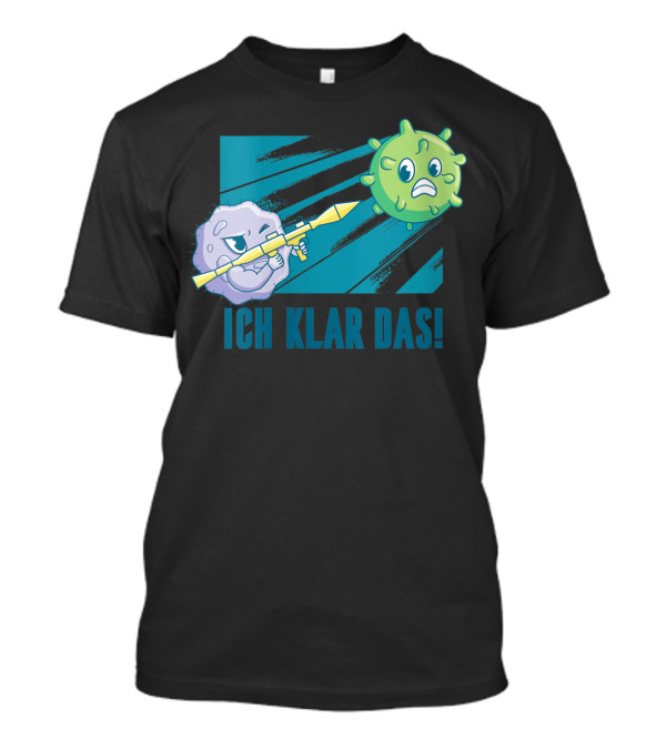 Immune System Warrior Ich Klar Das Anti Virus Battle T-Shirt