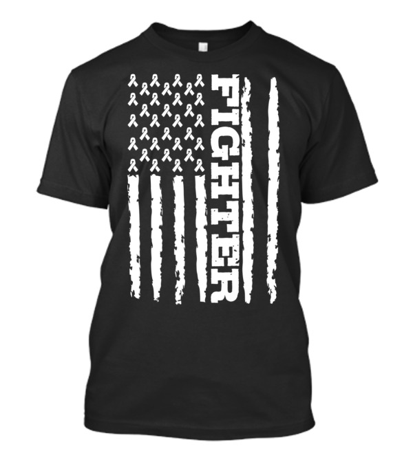 Fragile X Syndrome Awareness Fighter Ribbon Flag T-Shirt