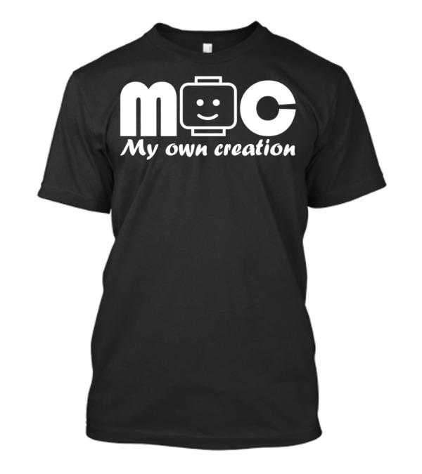 MOC My Own Creation LEGO Smile Head T-Shirt