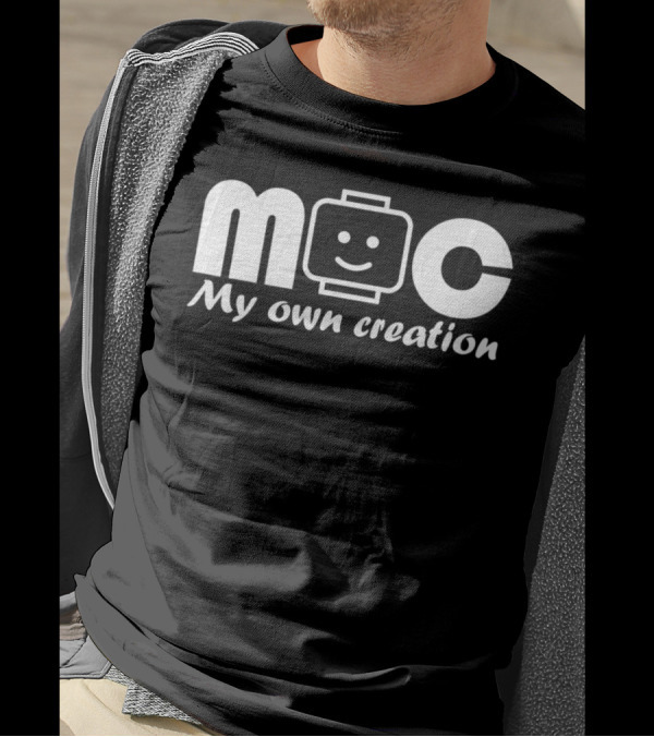 MOC My Own Creation LEGO Smile Head T-Shirt