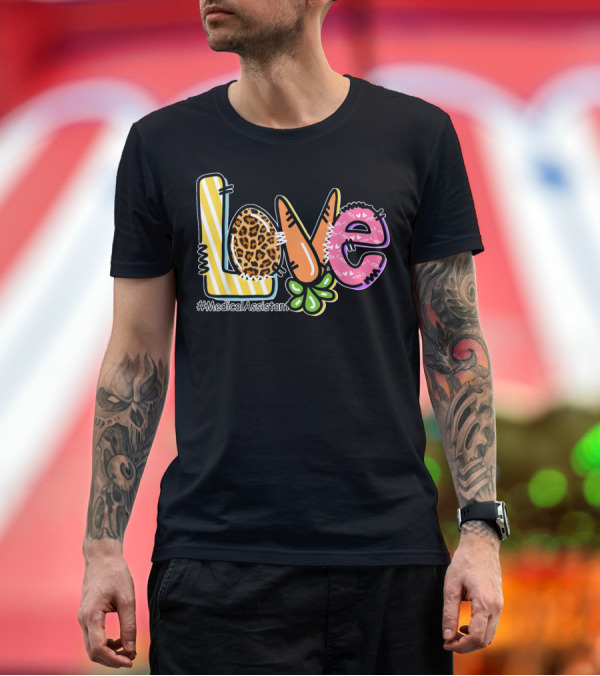 Premium T-Shirt: MedicalAssistant Happy Easter Day Egg Hunting Love T-Shirt MedicalAssistant Happy Easter Day Egg Hunting Love T-Shirt