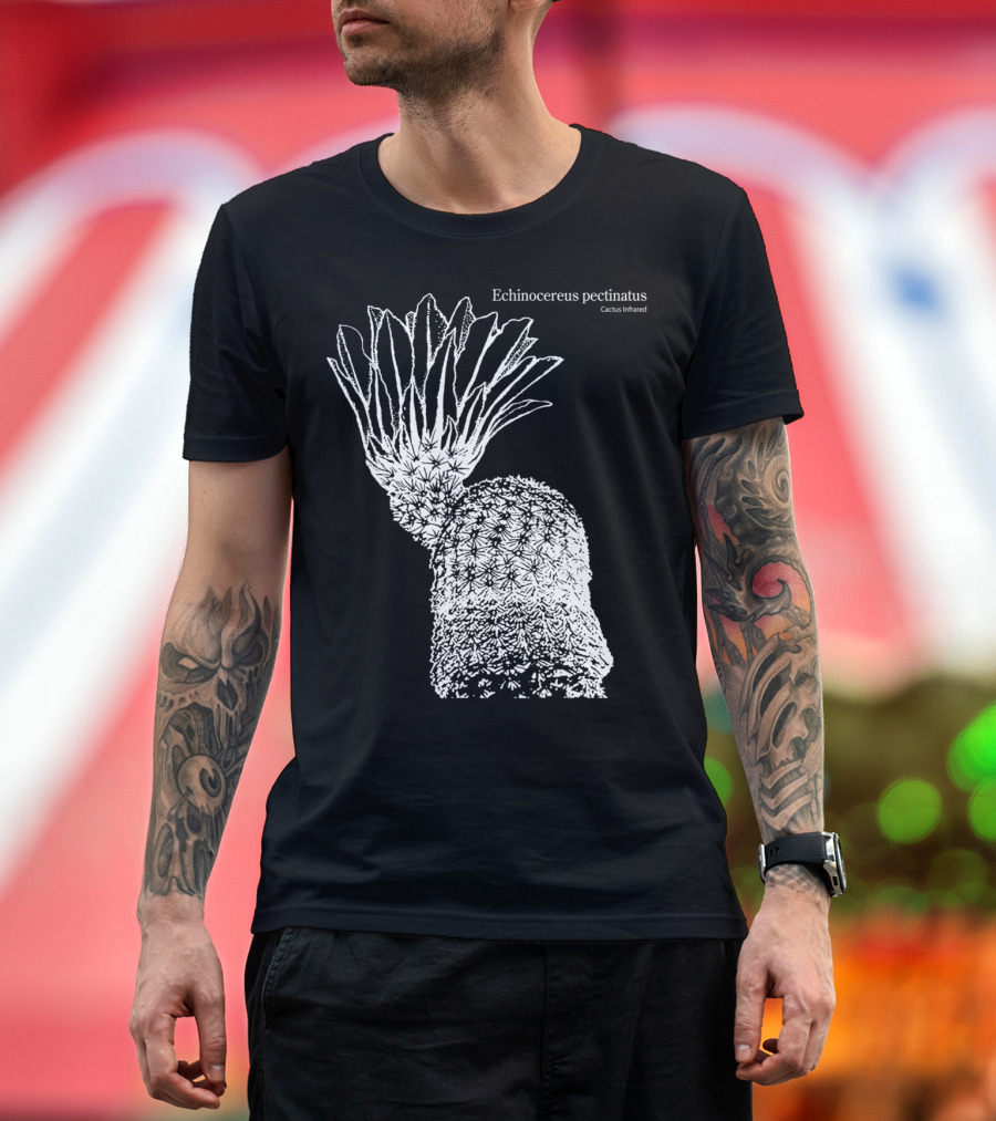 Echinocereus Pectinatus Cactus Infrared Succulent Plants T-Shirt