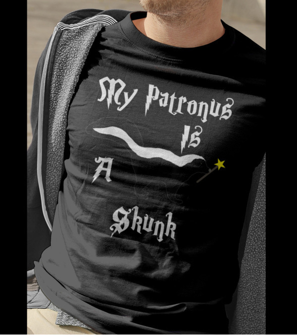 My Patronus Is A Skunk Magical Stinker Stink T-Shirt