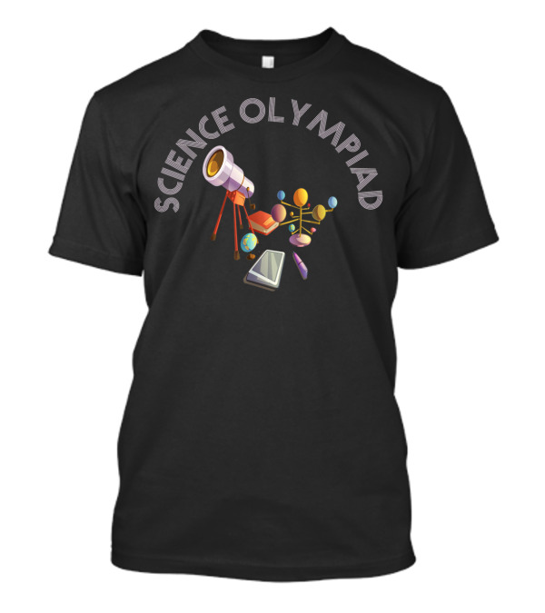 Science Olympiad Telescope And Atom Model For Science Competitors T-Shirt