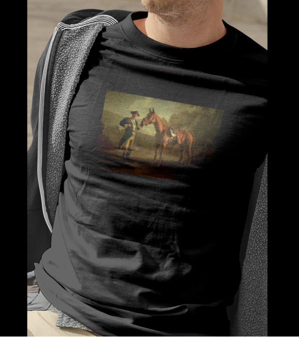 Commendatore Tony Soprano And Horse By William Hogarth T-Shirt