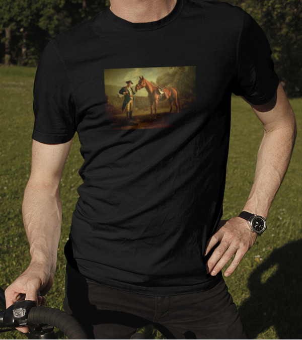 Commendatore Tony Soprano And Horse By William Hogarth T-Shirt