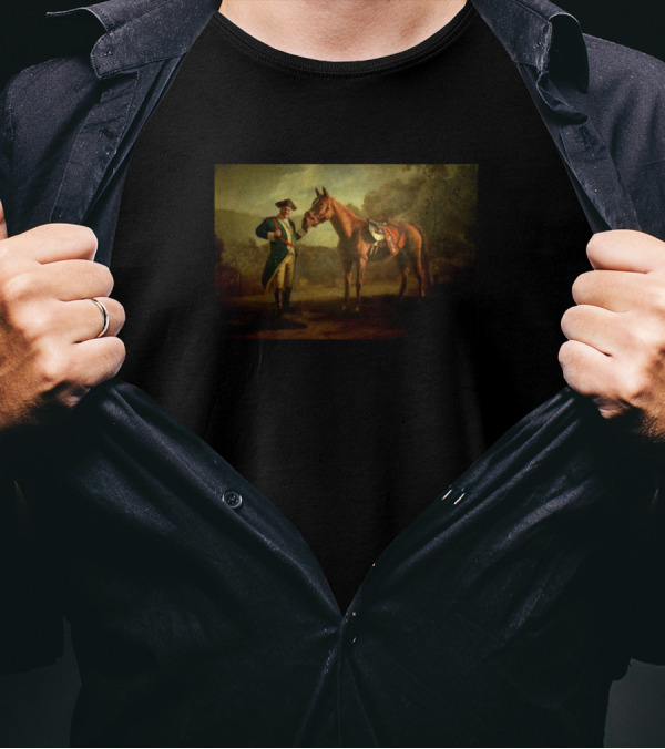 Commendatore Tony Soprano And Horse By William Hogarth T-Shirt