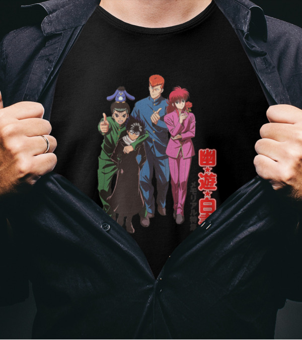 Yu Yu Hakusho 25th Anniversary Characters Group T-Shirt