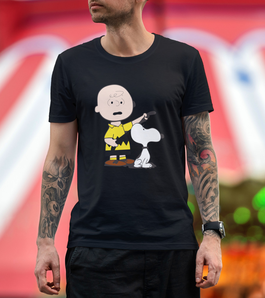 Charlie Brown and Snoopy Peanuts Comic Duo T-Shirt