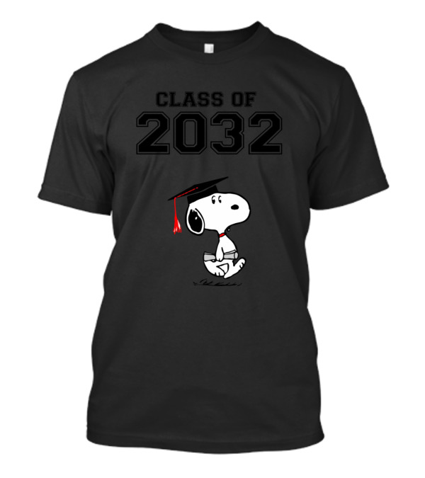 Snoopy Class Of 2032 Graduation T-Shirt
