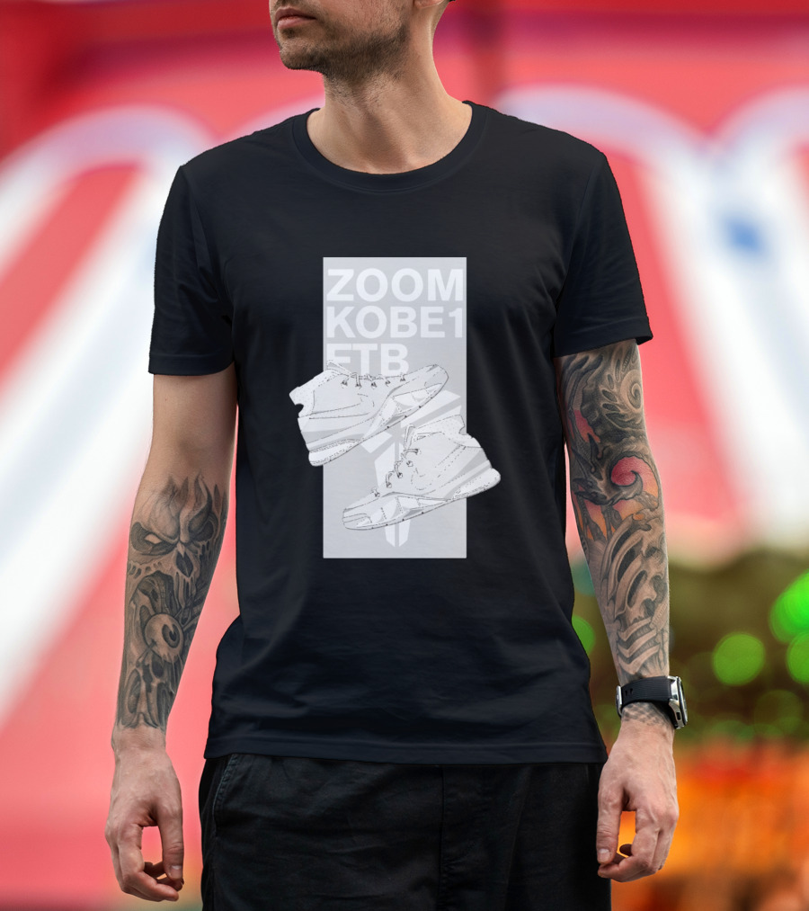 Zoom Kobe 1 FTB Retro Air Jordan 4 Oreo Collaboration T-Shirt