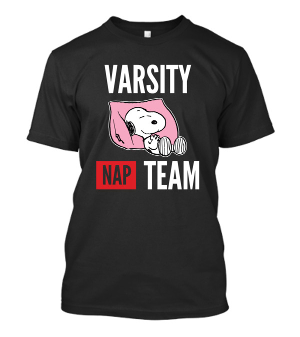 Snoopy Varsity Nap Team Snoopy T-Shirt