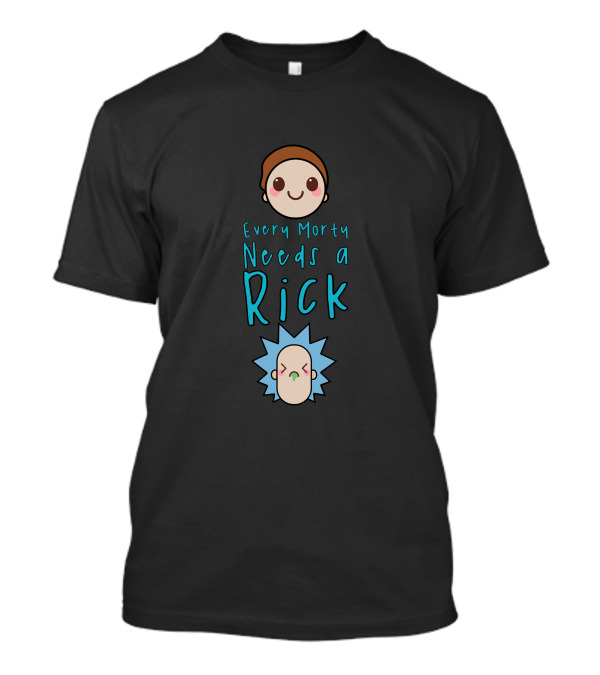 Every Morty Needs A Rick And Morty Faces T-Shirt