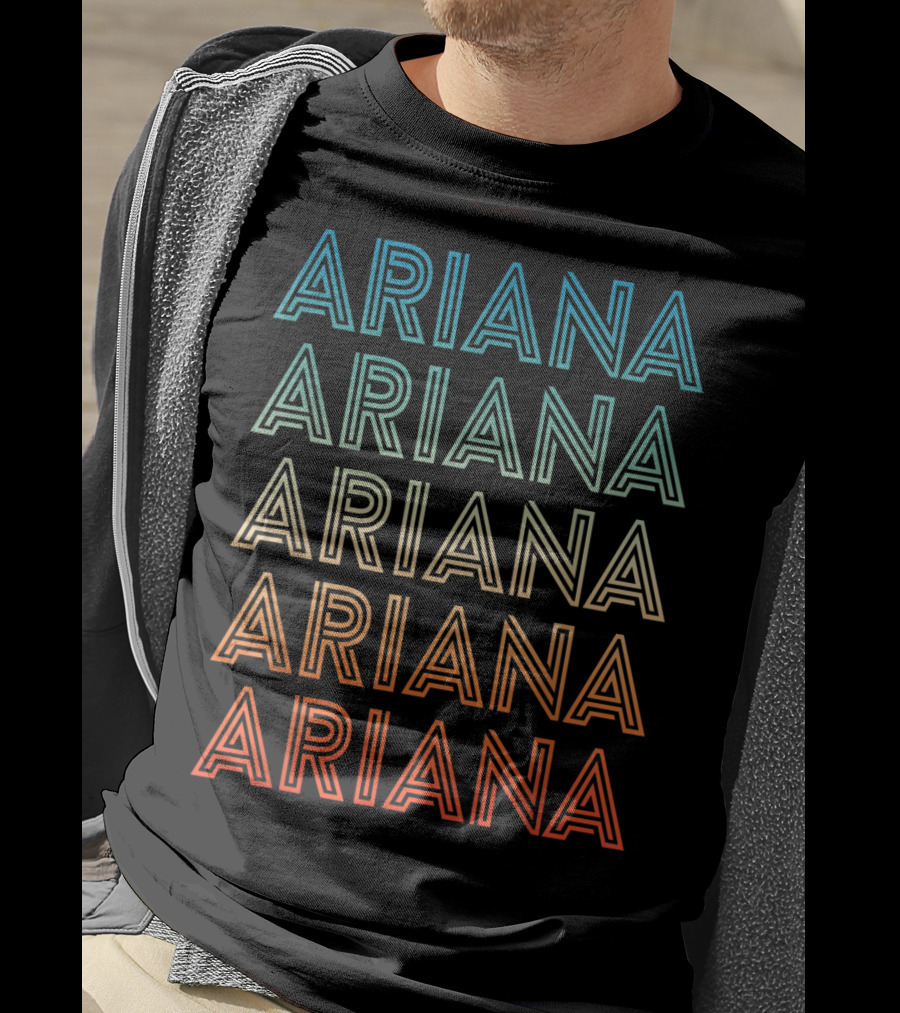 Ariana Multi-Color Gradient T-Shirt