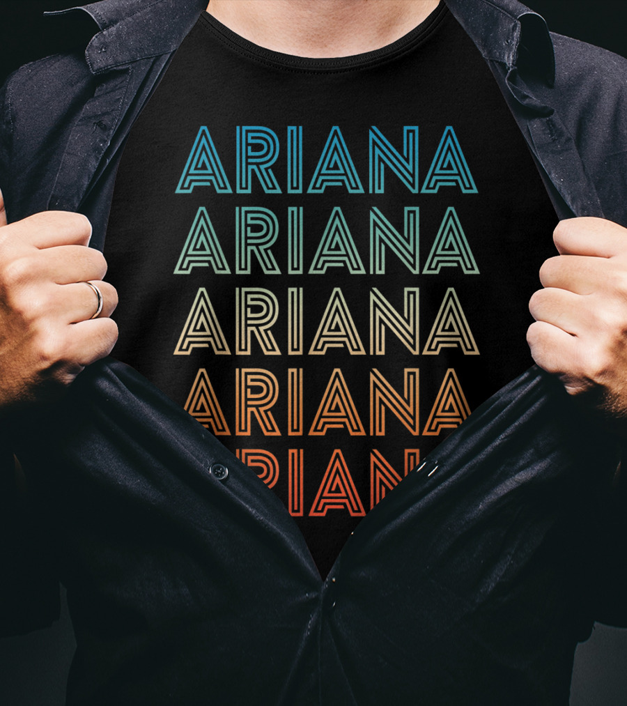 Ariana Multi-Color Gradient T-Shirt