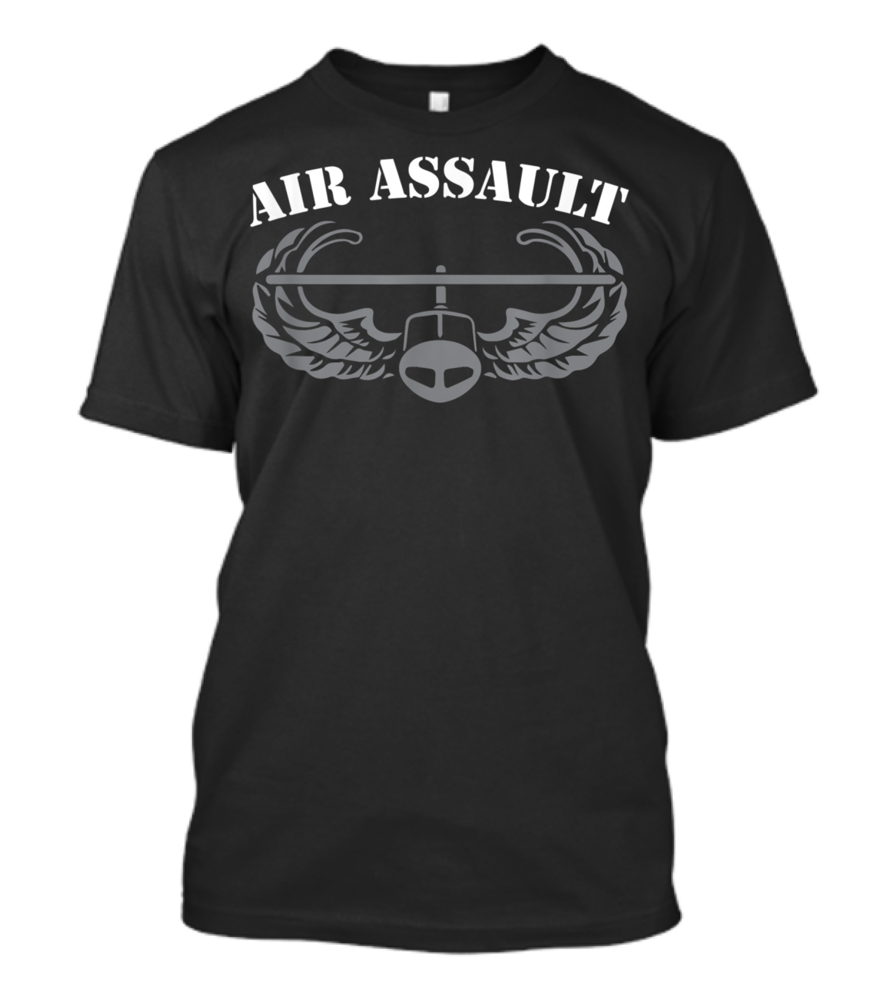 Air Assault Helicopter With Wings Military Symbol 20460 T-Shirt