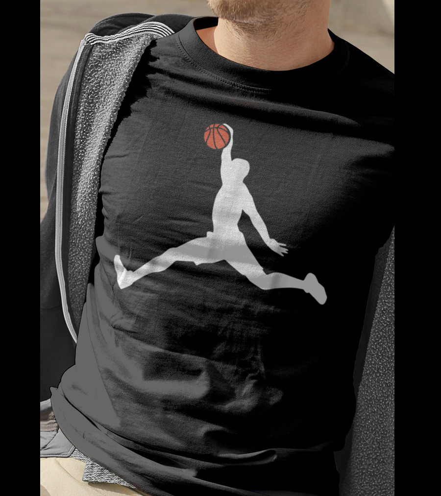 Basketball Player Jump Man Dunk T-Shirt