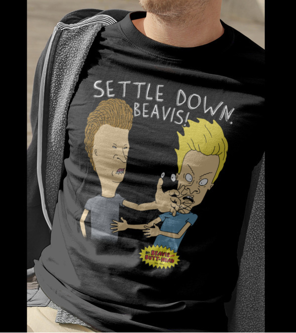 Settle Down Beavis Beavis And Butthead T-Shirt