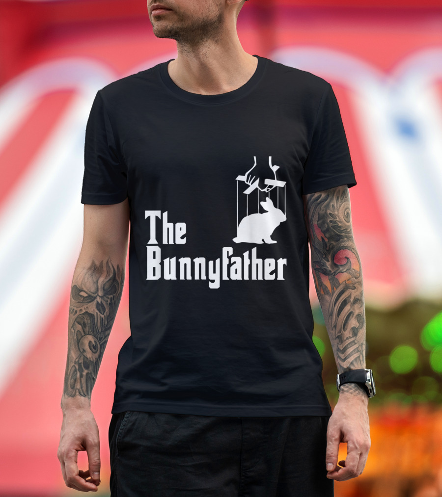 The Bunnyfather Funny Mens Rabbit T-Shirt