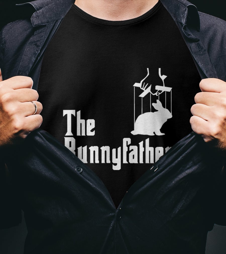 The Bunnyfather Funny Mens Rabbit T-Shirt