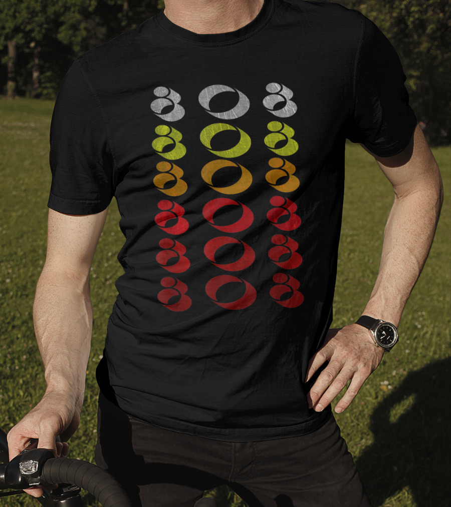 808 Drum Gradient Circles T-Shirt