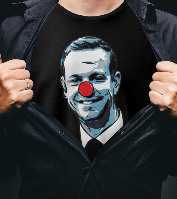 Assistant To The Commish Fraudmann Clown Nose Face T-Shirt