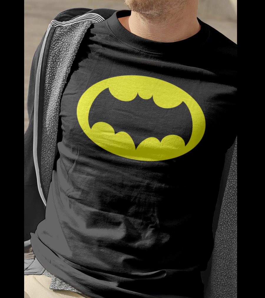 Batman Classic TV Series Logo Icon Chest T-Shirt