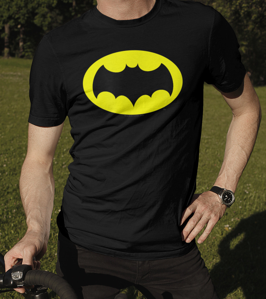 Batman Classic TV Series Logo Icon Chest T-Shirt