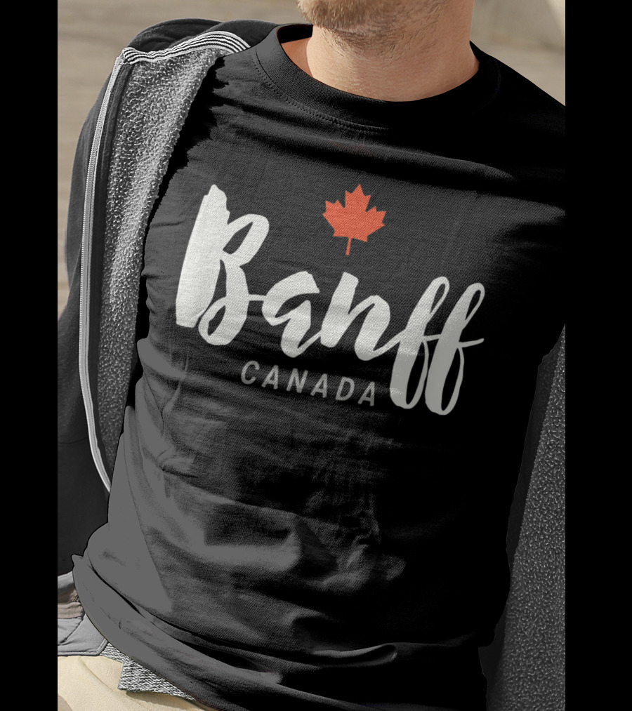 Banff Canada Maple Leaf National Park Classic Alberta T-Shirt