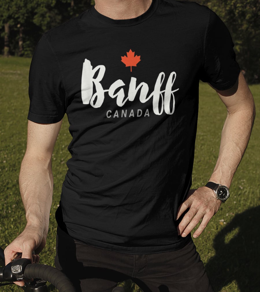 Banff Canada Maple Leaf National Park Classic Alberta T-Shirt