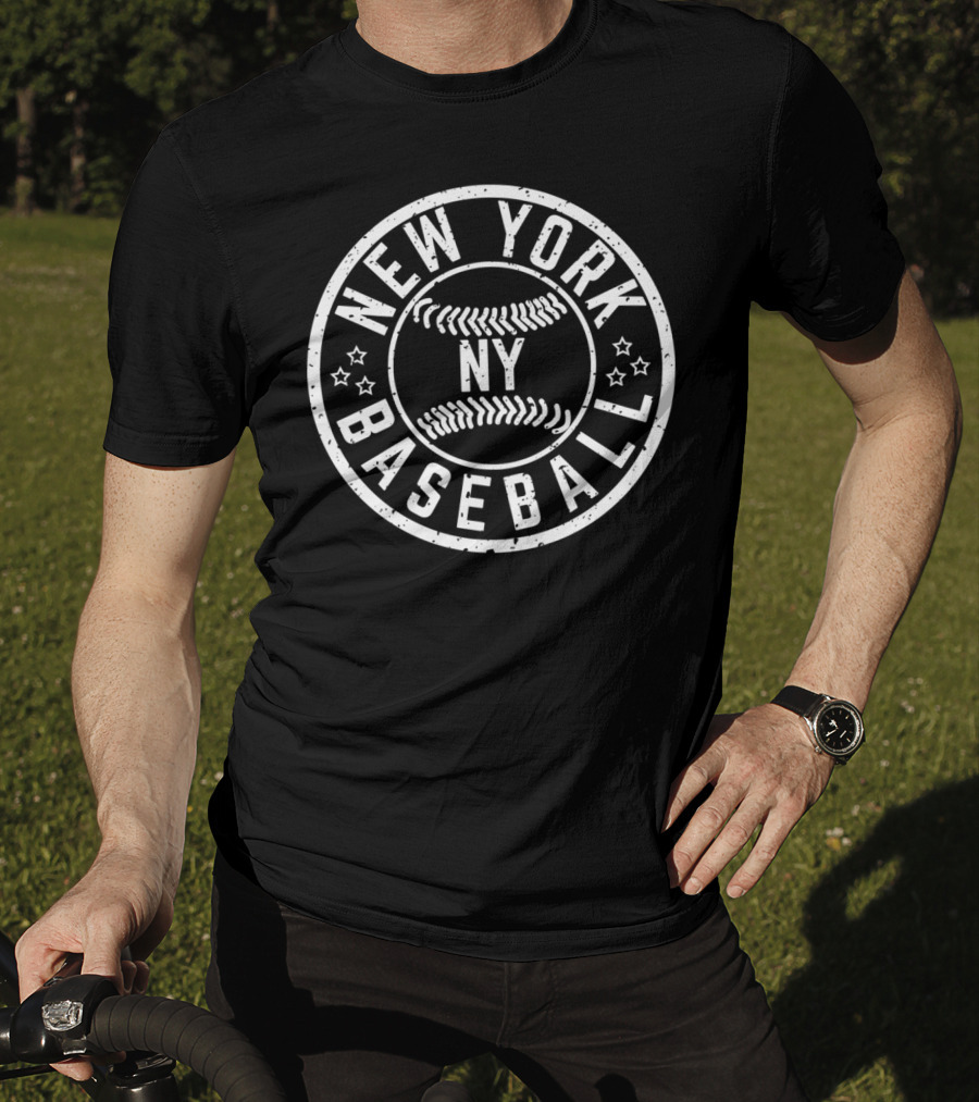 New York NY Hometown City Baseball Arch Pro T-Shirt