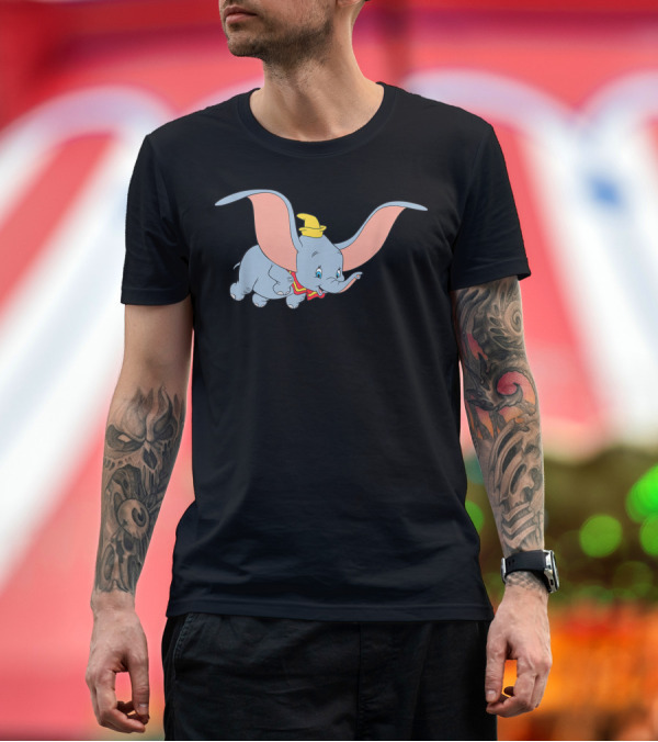 Premium T-Shirt: Dumbo Disney Classic Flying Elephant Animation T-Shirt Dumbo Disney Classic Flying Elephant Animation T-Shirt