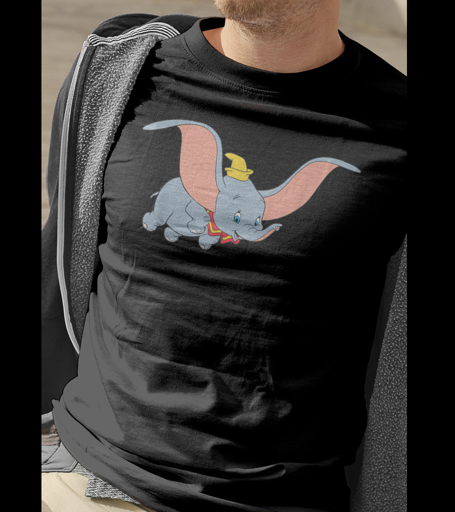 Dumbo Disney Classic Flying Elephant Animation T-Shirt