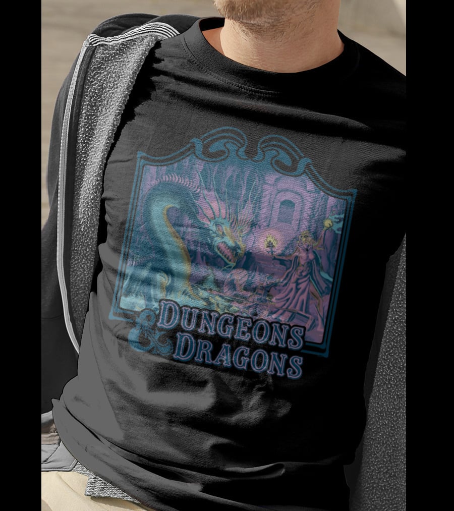 Dungeons Dragons Classic Basic Rule Fantasy Creature Encounter T-Shirt