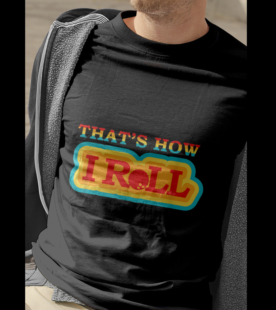 Funny Cute Bowling That's How I Roll Vintage T-Shirt