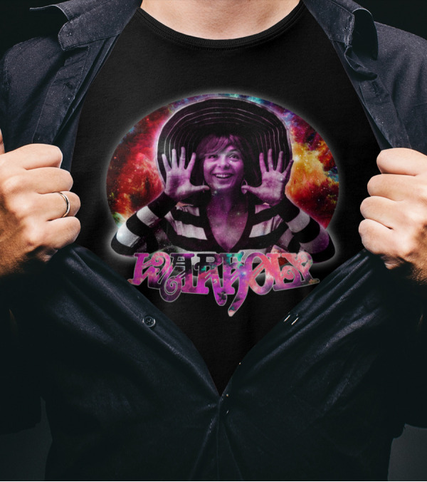 Warholy Cosmic Universe Smiling Striped Alice T-Shirt