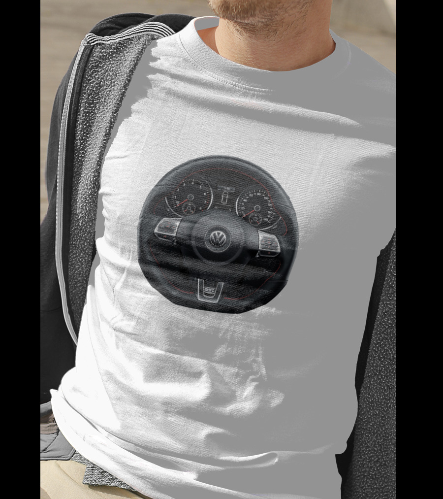 Volkswagen Steering Wheel Dashboard T-Shirt