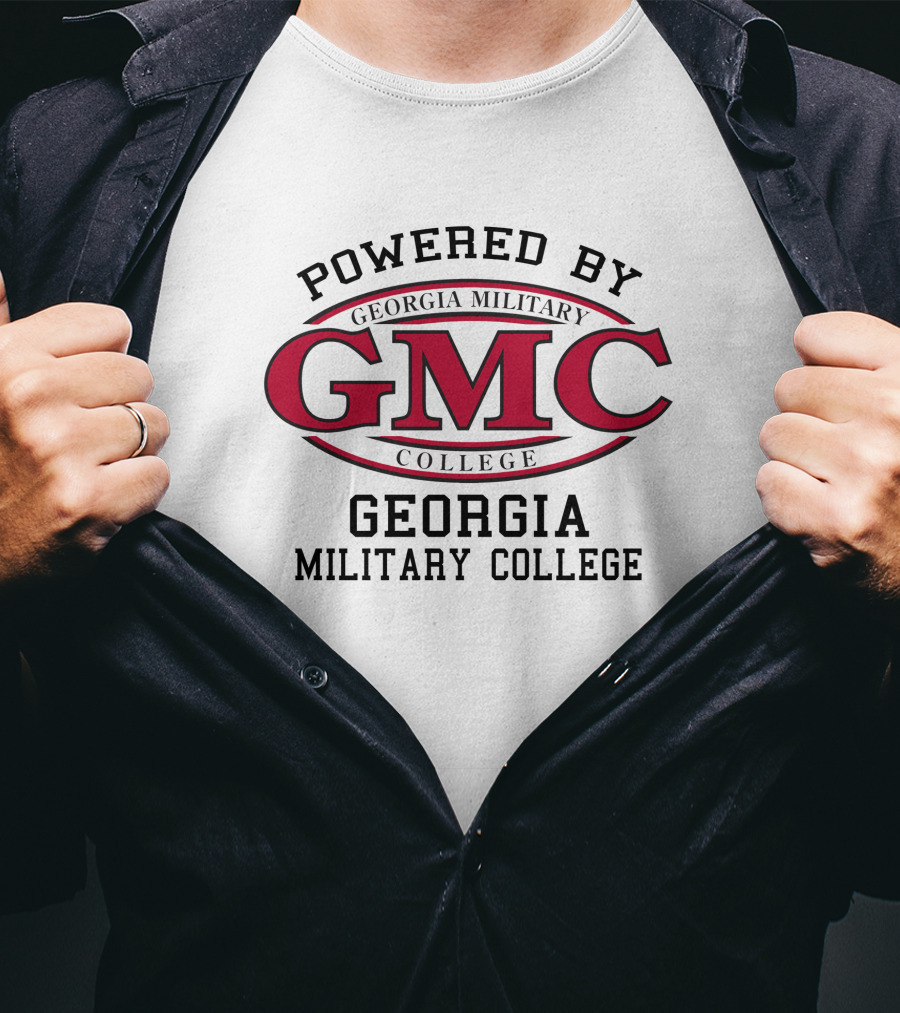 Powered By GMC Georgia Military College T-Shirt