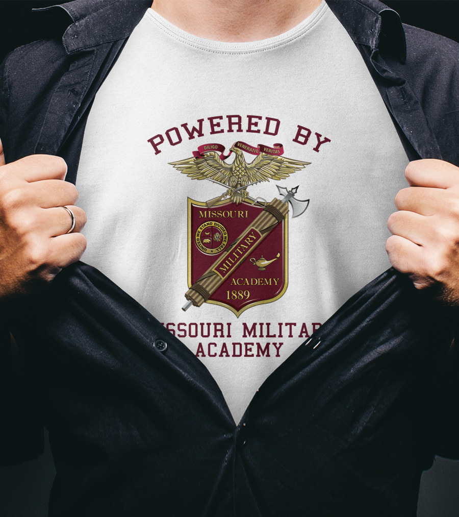Powered By Missouri Military Academy 1889 T-Shirt