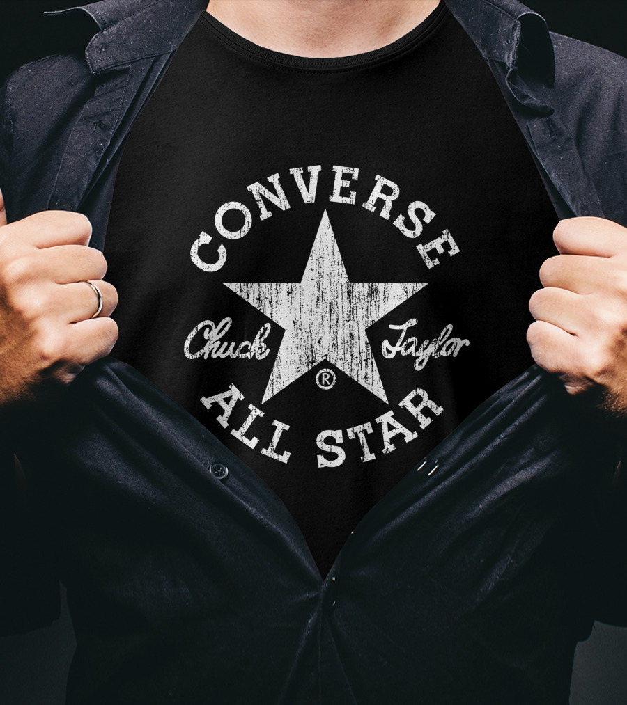 Converse Chuck Taylor All Star Logo Vintage White Star T-Shirt