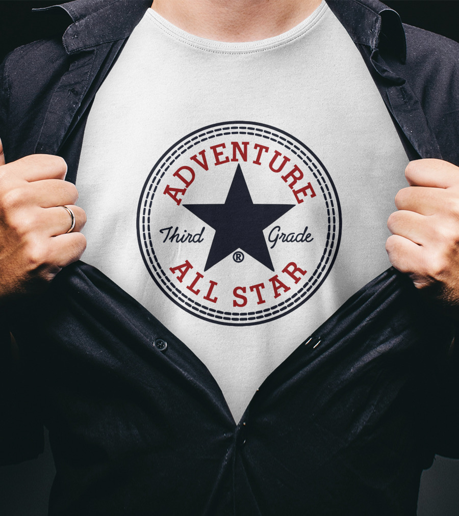Adventure All Star Third Grade Converse T-Shirt