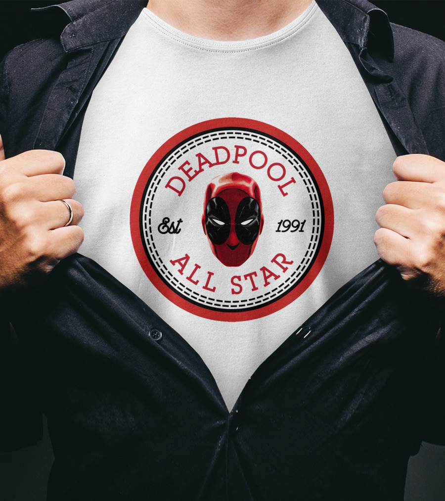 Deadpool All Star Est 1991 Converse T-Shirt